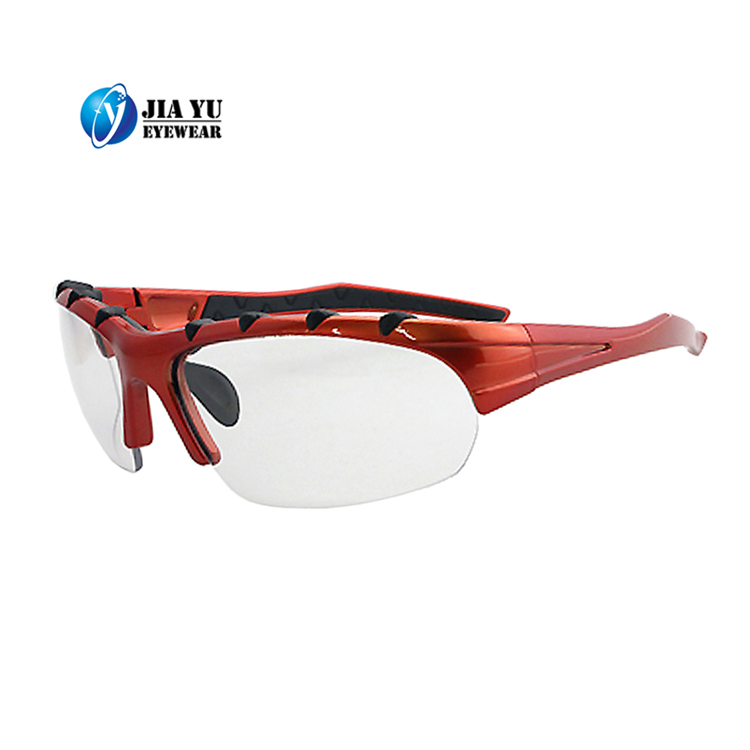 Factory Wholesale Adjustable Arms Transparent Lens Half Frame Safety